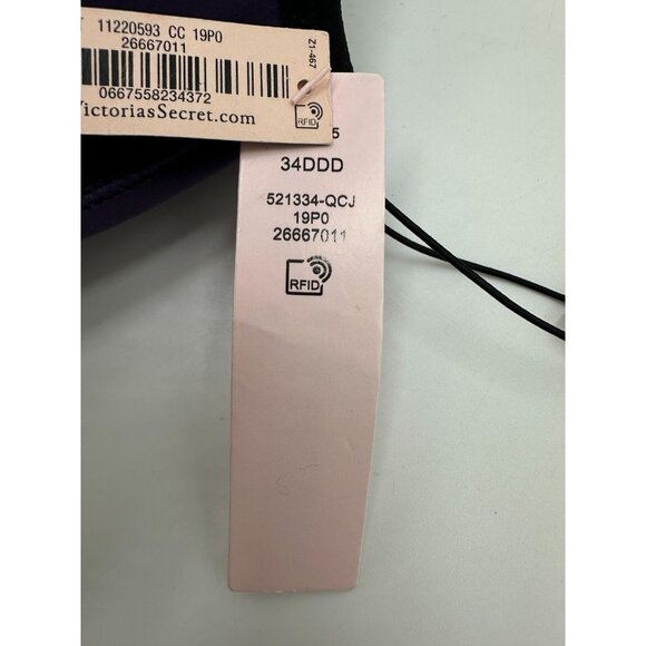 NWT Victoria’s Secret Sport Knockout Front-Close Bra 34DDD High Support Purple - Picture 6 of 11